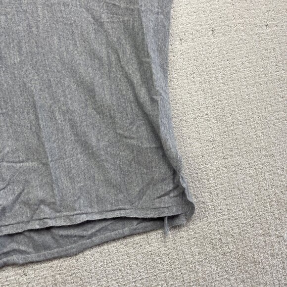 Bartolini Oversized Relaxed Knit Top Merino Wool Blend Made in Italy Size L Grey - Picture 3 of 13